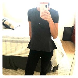 JCrew peplum professional shirt
